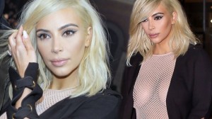 Even famously runette, Kim Kardashian, has embraced the platinum blonde trend.